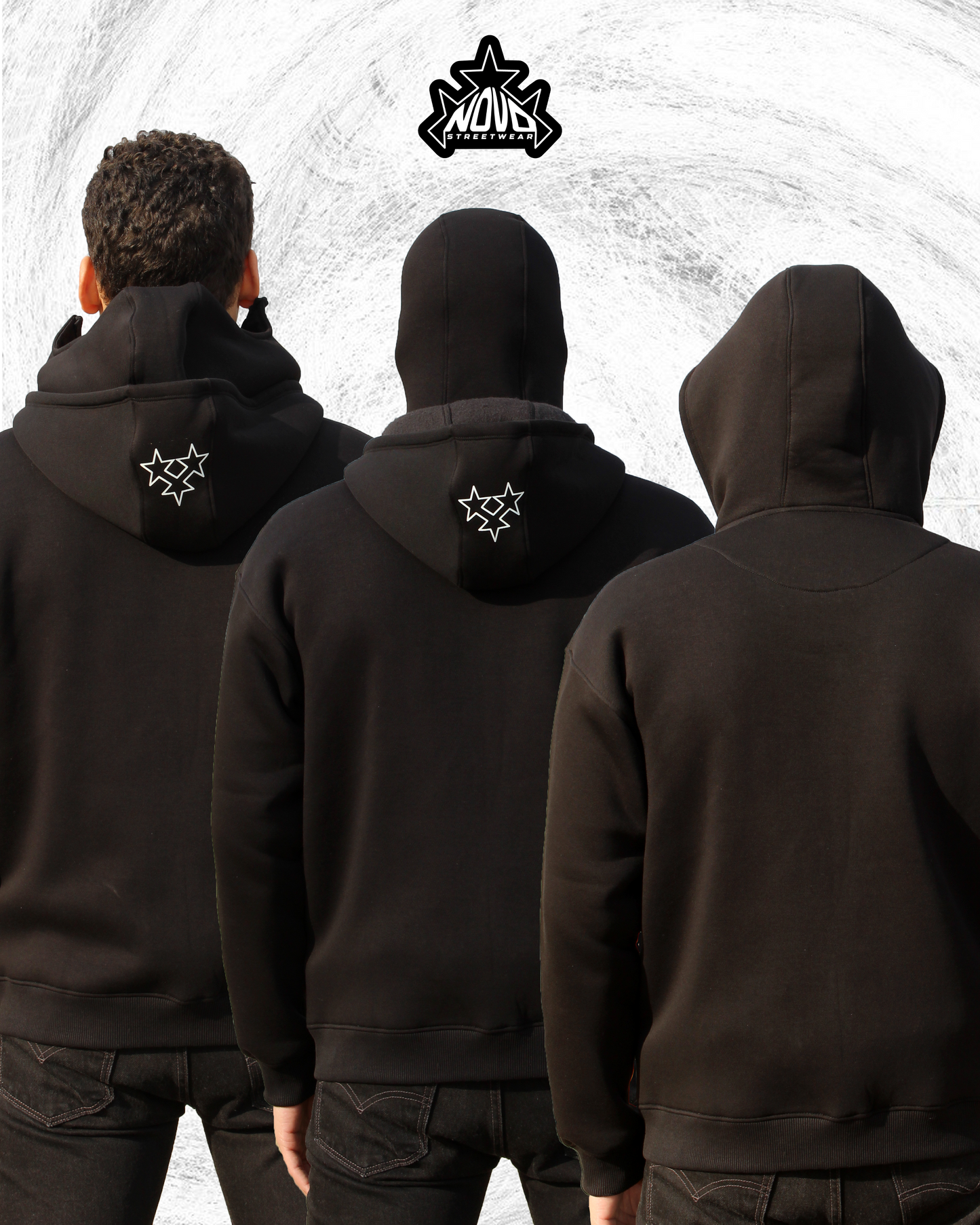 Novo Mask Hoodie - Black