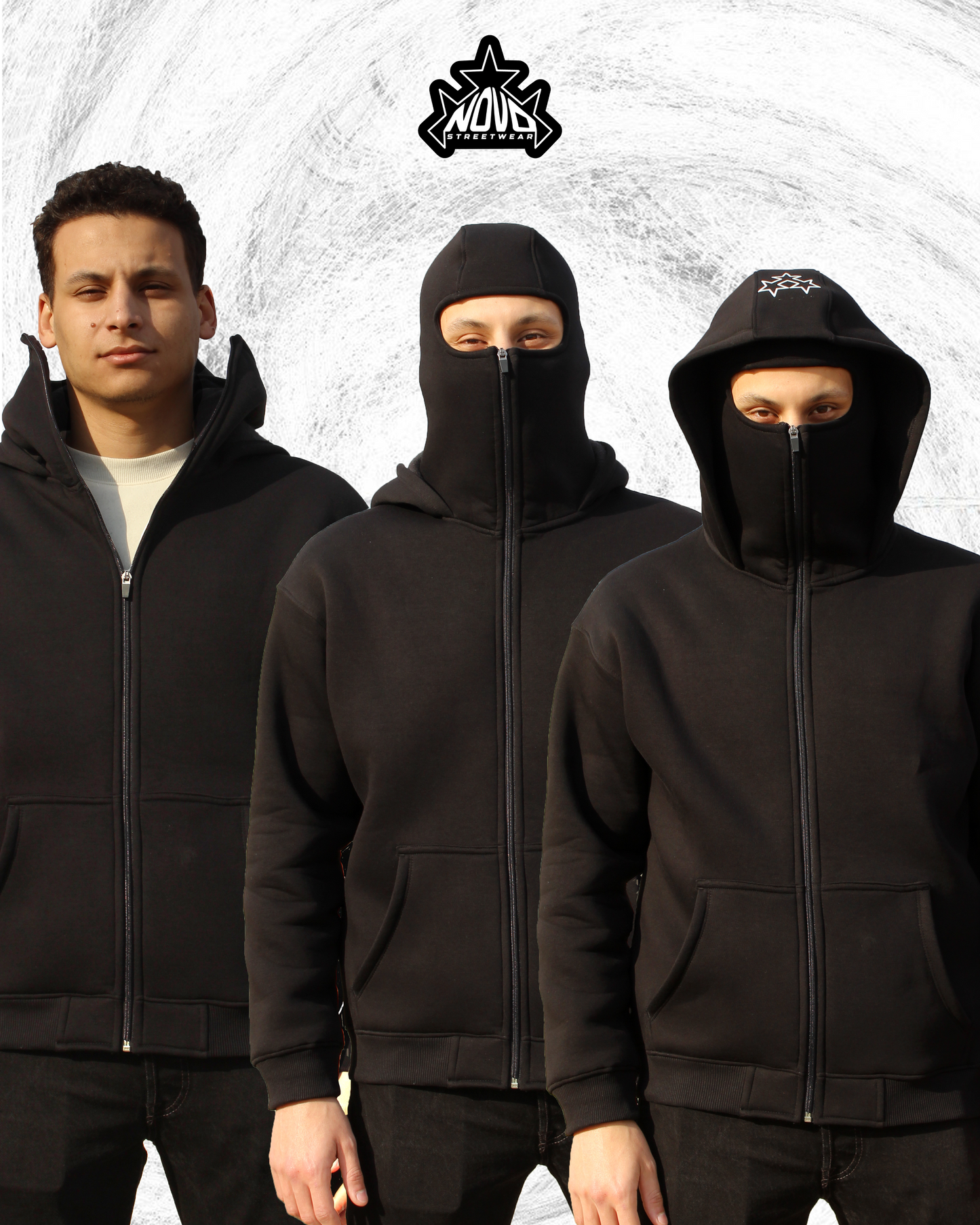 Novo Mask Hoodie - Black