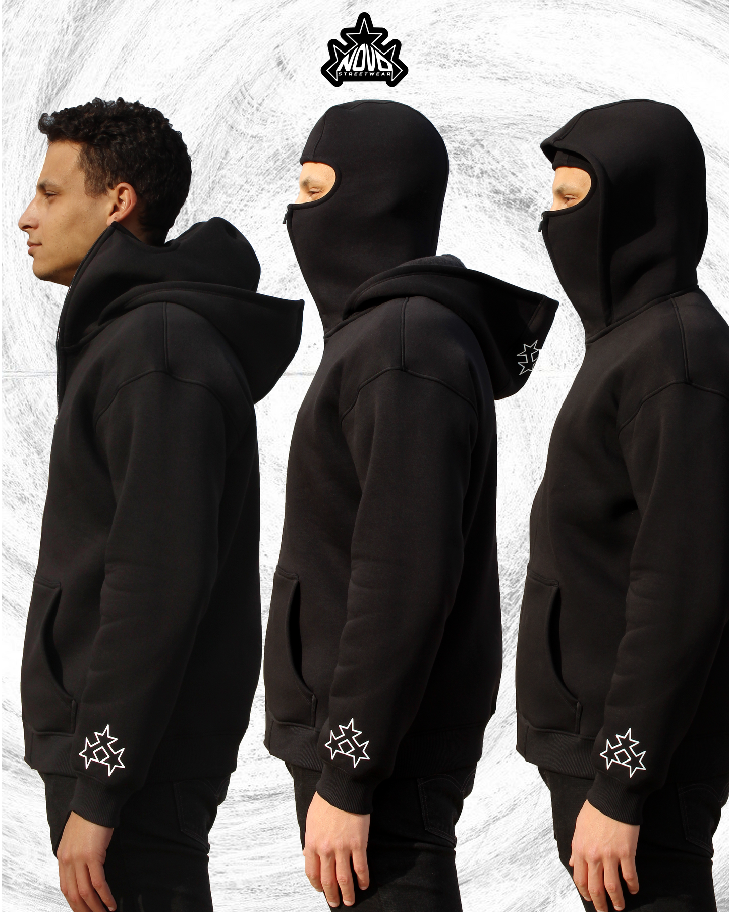 Novo Mask Hoodie - Black